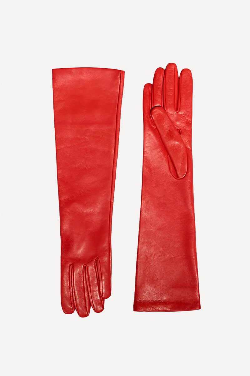 Long Butter Soft Leather Gloves