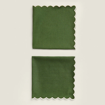 Scalloped Napkins (Pack Of 2) from Zara