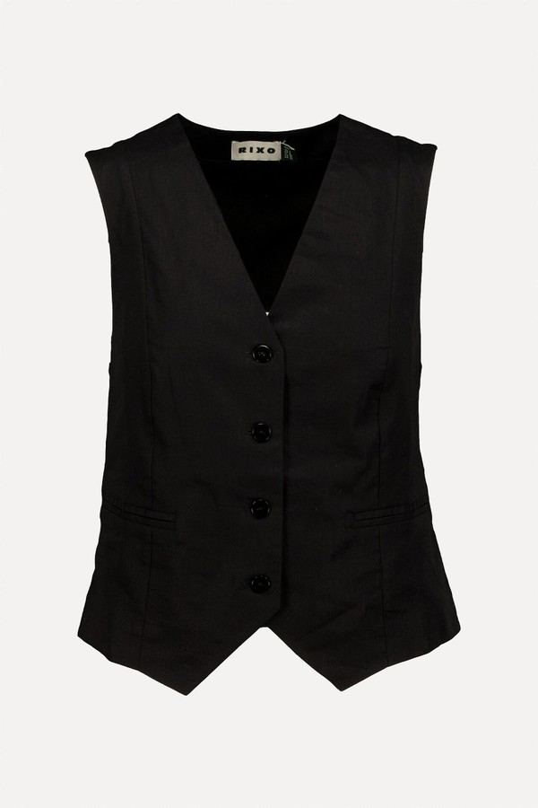 Linen Blend Norah Waistcoat
