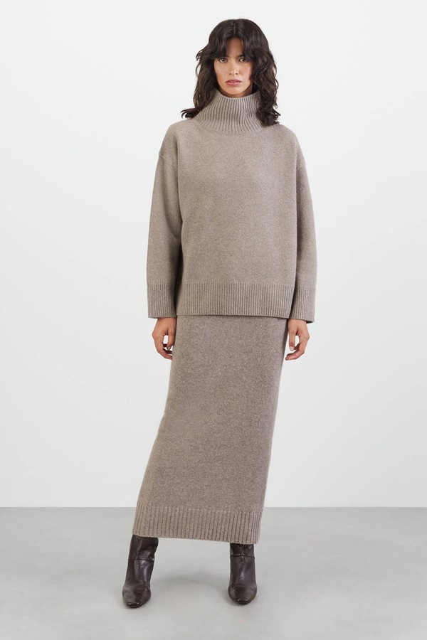 Long Skirt from Soft Goat