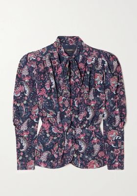 Printed Silk-Blend Crepe De Chine Blouse from Isabel Marant