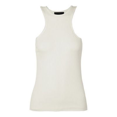 Ribbed Stretch-Neck Tank from The Range