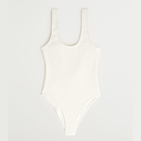 Textured Swimsuit from Mango