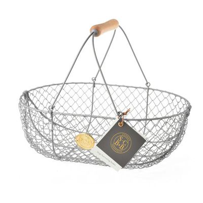 Large Grey Harvesting Basket from Sophie Conran