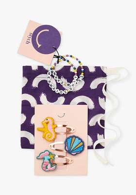 Mermaid Bracelet and Patch Hair Clip Set from Stych