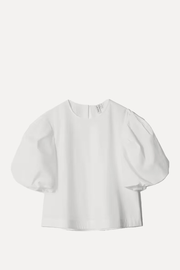 Voluminous Puff-Sleeve Blouse