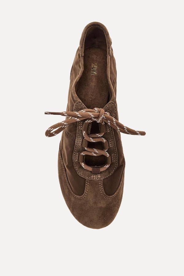 Combined Ballet Flats from Zara