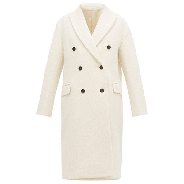 Arles Double-Breasted Alpaca & Wool-Blend Coat from Joseph