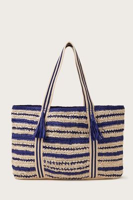 Peter Stripe Straw Bag from Monsoon