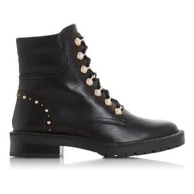 Pearley Pearl Embellished Hiker Boot from Dune