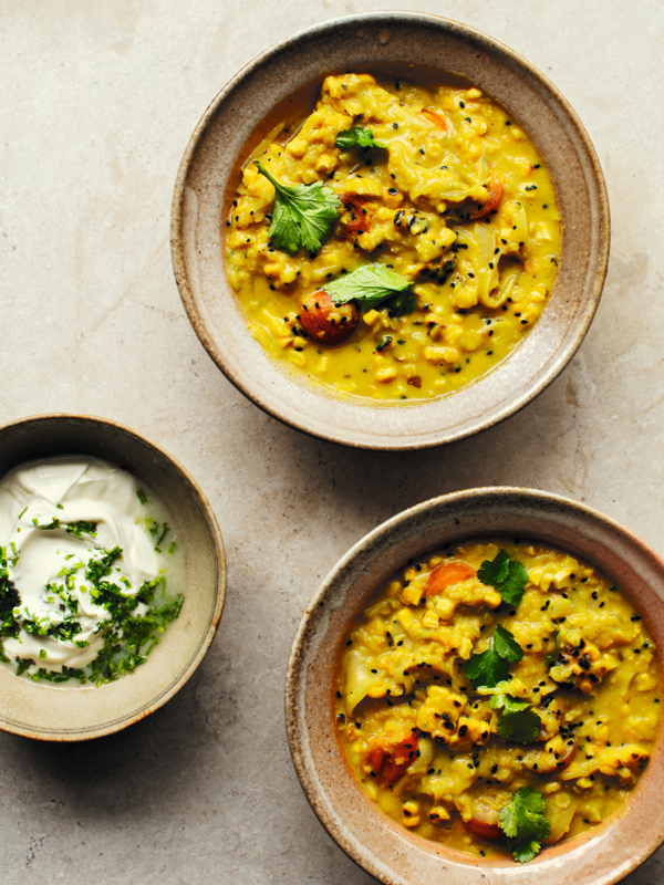 Charred Corn Dal