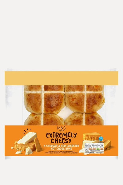 Cheesy Hot Cross Buns from M&S