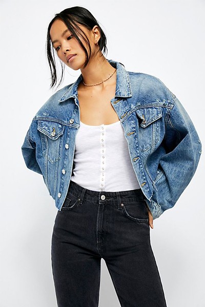 Amelia Slouchy Trucker Jacket from Free People