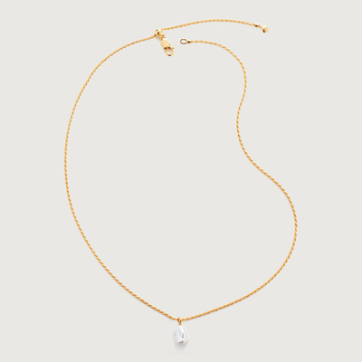 Nura Tiny Keshi Pearl Necklace Adjustable 42cm/16.5"