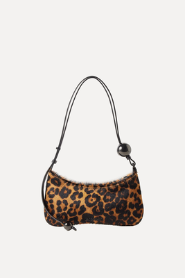 Bisou Perle Leopard-Print Calf Hair Shoulder Bag  from Jacquemus 