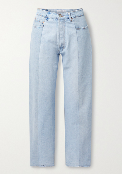 + NET SUSTAIN Two-Tone High-Rise Boyfriend Jeans from E.L.V. Denim