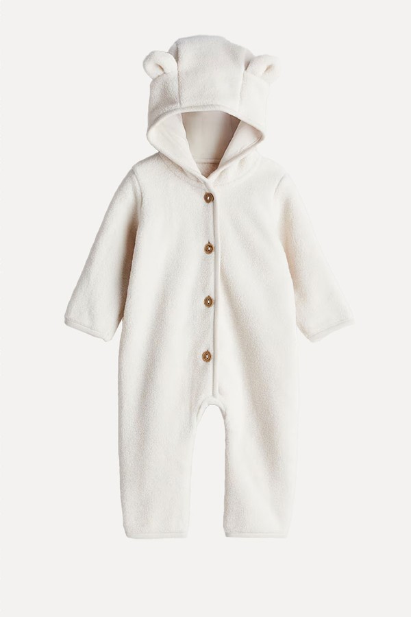 Hooded Fleece All-In-One Suit from H&M