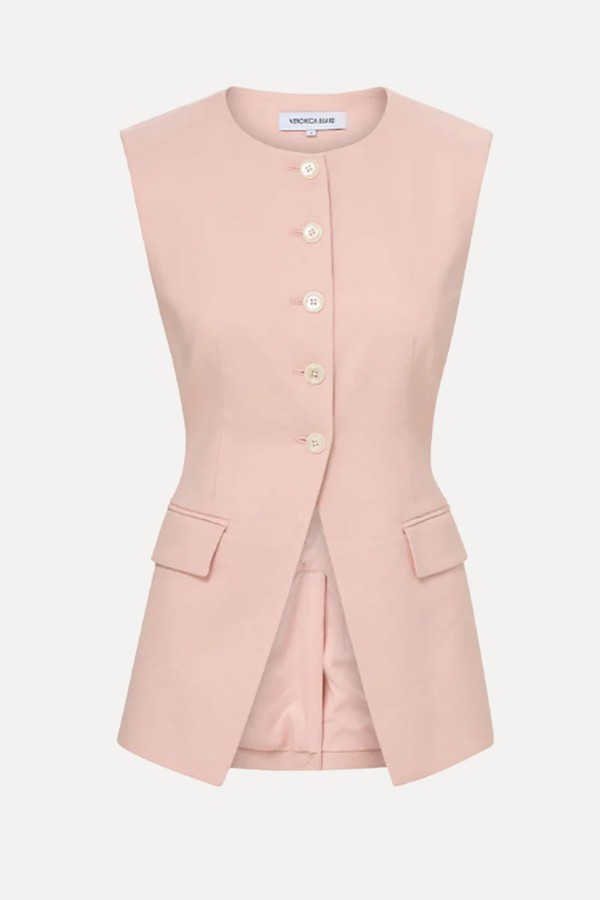 Lois Linen Vest from Veronica Beard