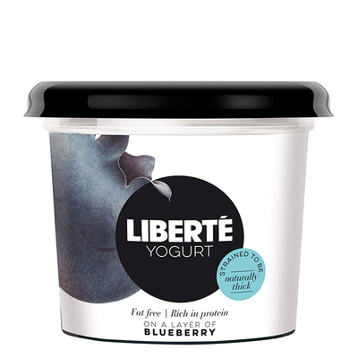 Layered Big Pot Blueberry Greek Style Yoghurt from Liberte 