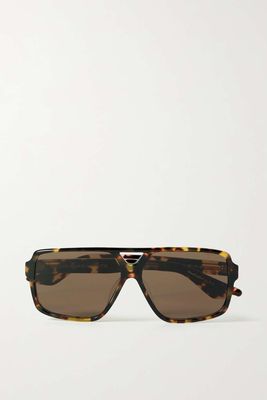 + Khaite 1977C Aviator-Style Tortoiseshell Acetate & Gold-Tone Sunglasses from Oliver Peoples