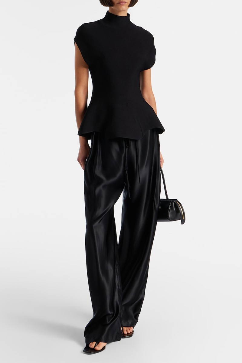 Rohen Satin Pants from Khaite