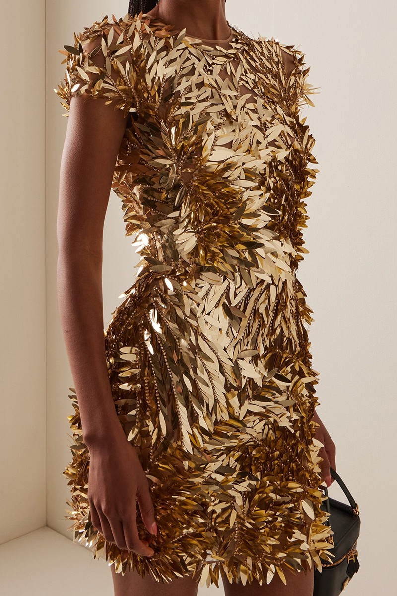 Sequin Mini Dress from Oscar De La Renta