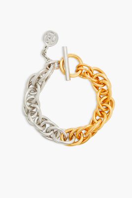 Silver and Gold Tone Bracelet from Ben-Amun