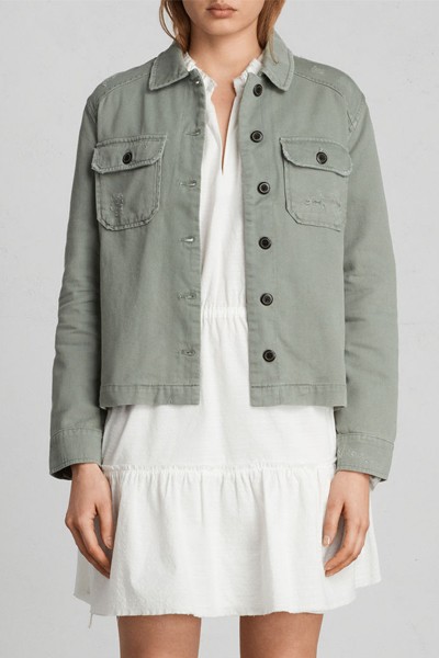 Military Shirt Jacket from All Saints