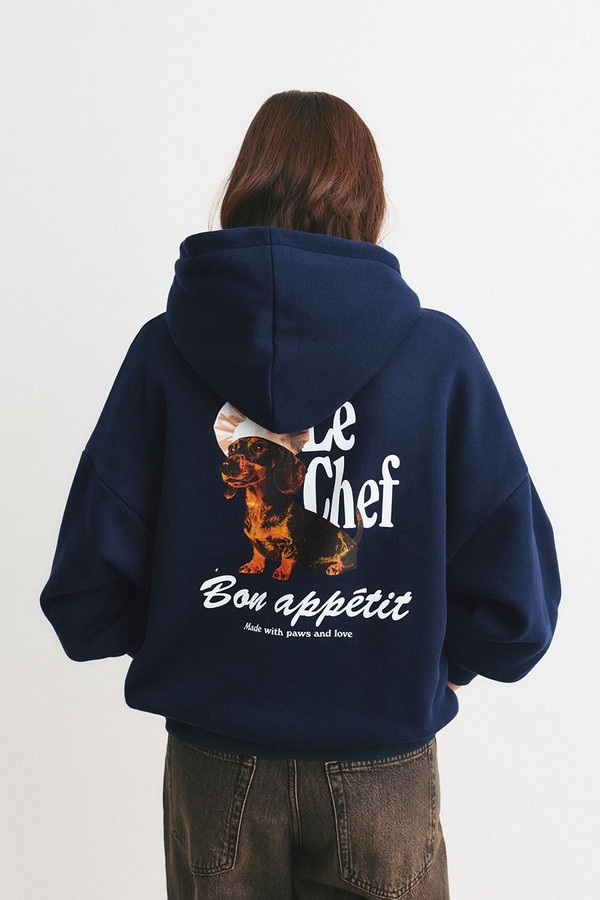 Chef Dog Hoodie from Pull & Bear