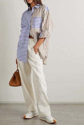 Oversized Striped Cotton-Voile Shirt from Apiece Apart
