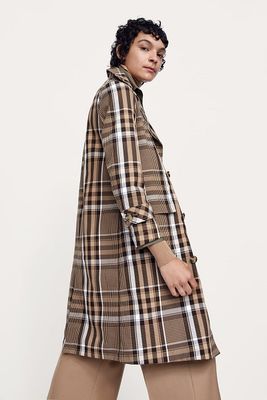 Double-Breasted Trench Coat from Zara