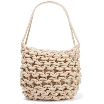 Woven Cotton Shoulder Bag from Alienina