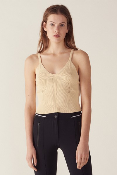 Short Knit Vest Top from Sandro