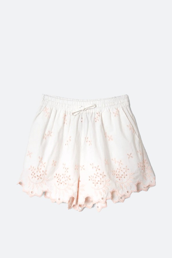 Lana Broderie Anglaise Cotton Shorts from Damson Madder