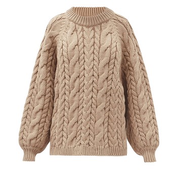 Maxi Cable Wool Sweater from Mr Mittens