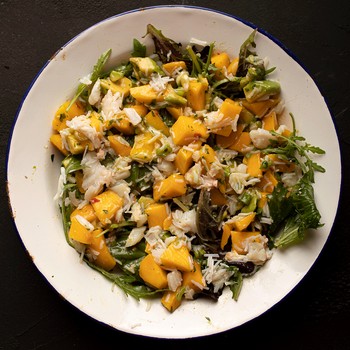 Crab, Mango And Avocado Salad