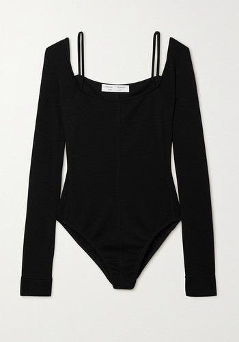 Cold-Shoulder Jersey Bodysuit from Proenza Schouler