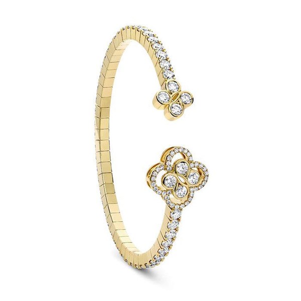 Be Boodles Yellow Gold Diamond Bangle