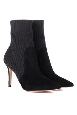 Katie 85 Suede Ankle Boots from Gianvito Rossi