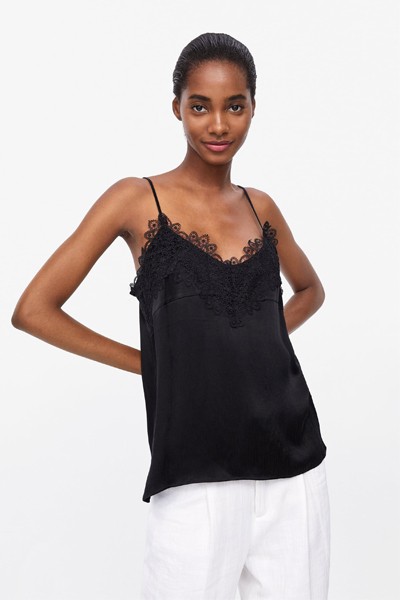 Camisole Top Black from Zara