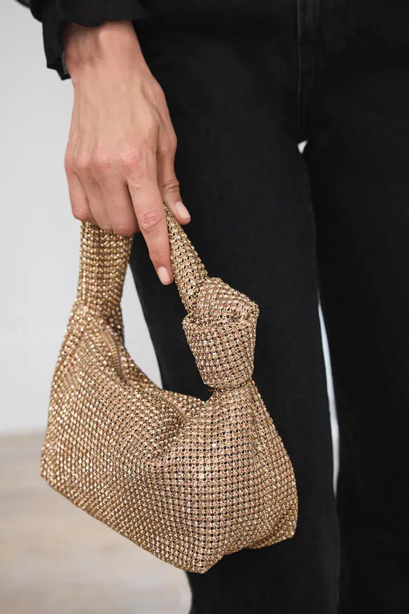 Studded Leather Clutch from River Island