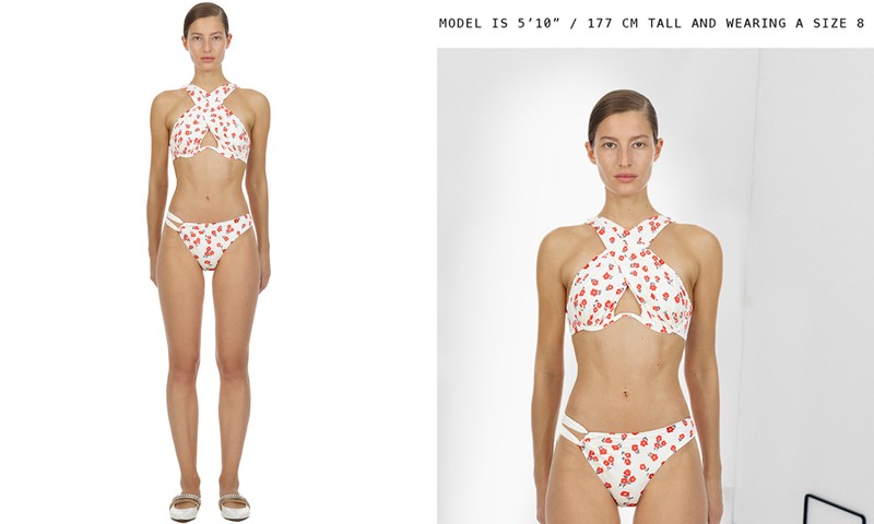 Floral Printed Ruched Bikini Briefs