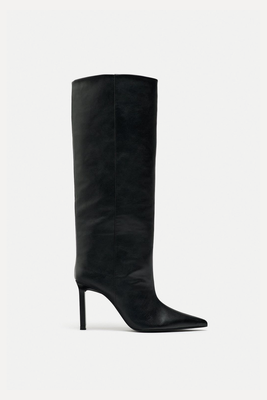 Straight Leg High-Heel Boots from Zara