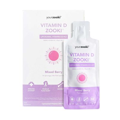 Liposomal Vitamin D3 3000IU & K2 from YourZooki