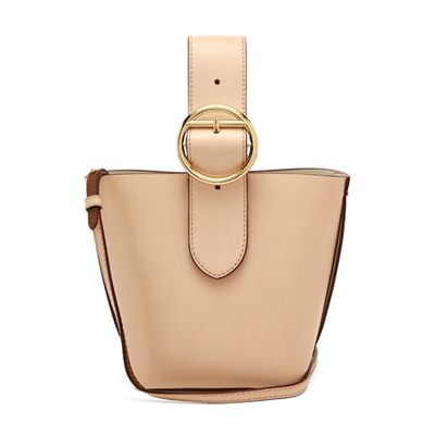Sevres Mini Buckle-Handle Leather Bag from Joseph