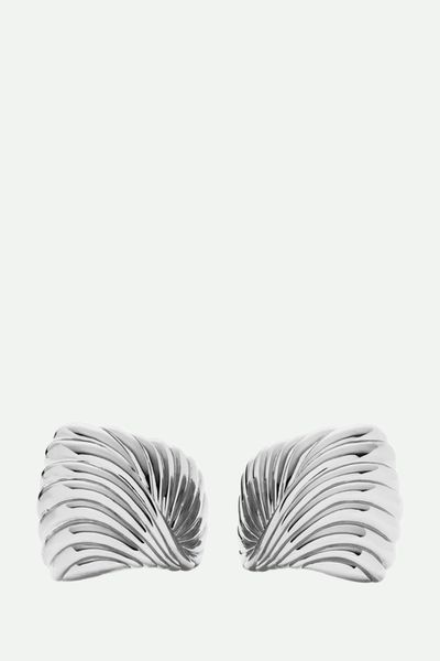 Ripple Silver-Plated Stud Earrings from MISSOMA