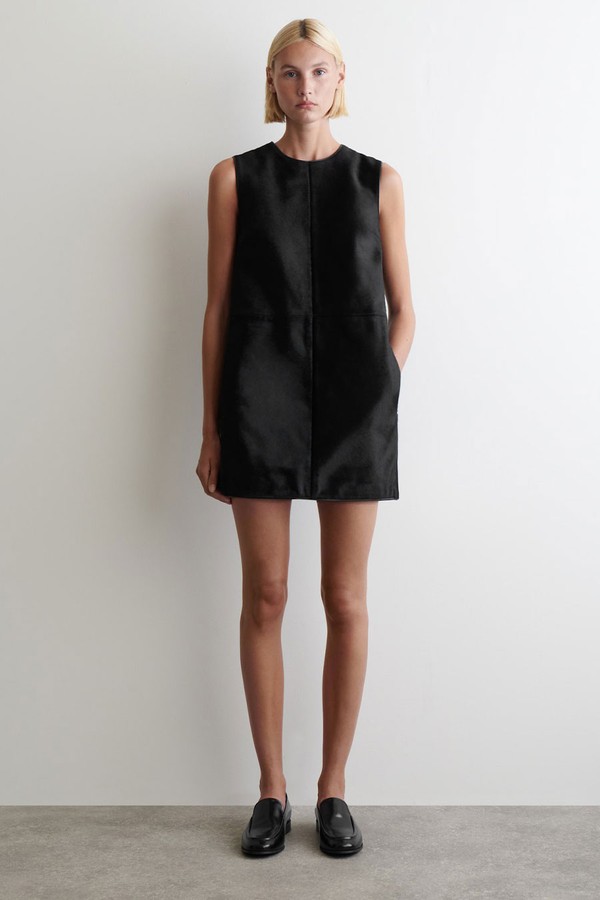 Pony Hair Mini Dress  from COS