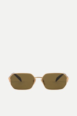 Sunglasses With Triangle Logo from Prada