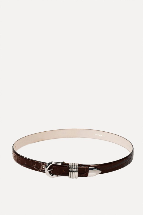 Hollyhock Croco Belt from Déhanche