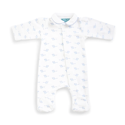 Blue Mouse Cotton Onesie from Magnet Mouse